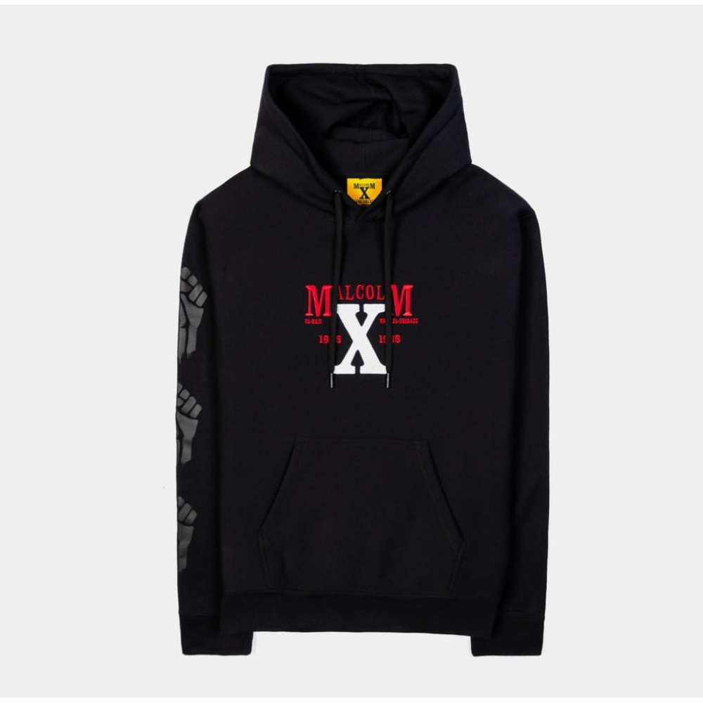 Men’s Shoe Palace Malcom X‎ Power Black Pullover Lifestyle Hoodie Medium